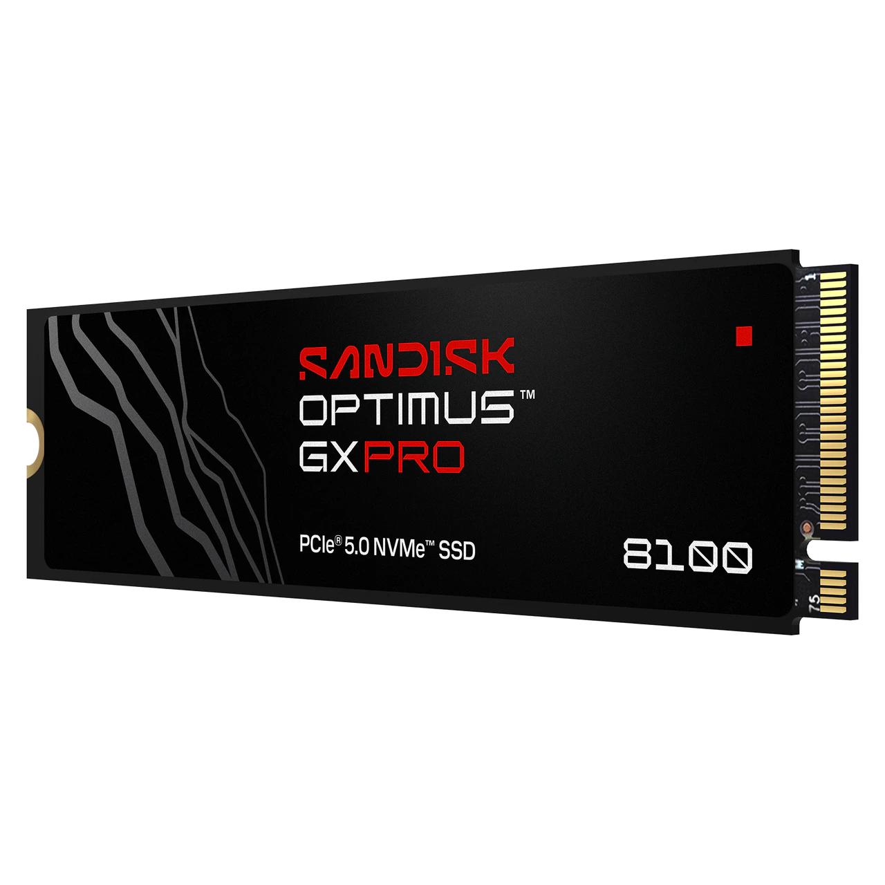 SSD Sandisk Optimus GX Pro 8100 M.2 Pcie Gen5 NVMe 2280 1TB - M2 1TB - Image 2