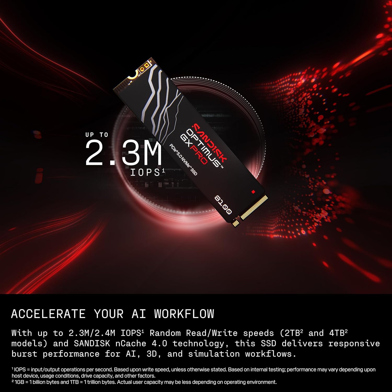 SSD Sandisk Optimus GX Pro 8100 M.2 Pcie Gen5 NVMe 2280 2TB - M2 2TB - Image 6