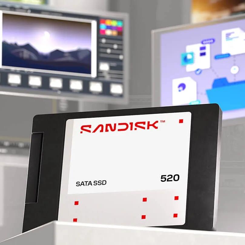 SSD Sandisk 520 Sata 3 1TB - SSD Sata III 1TB 2.5" - Image 4