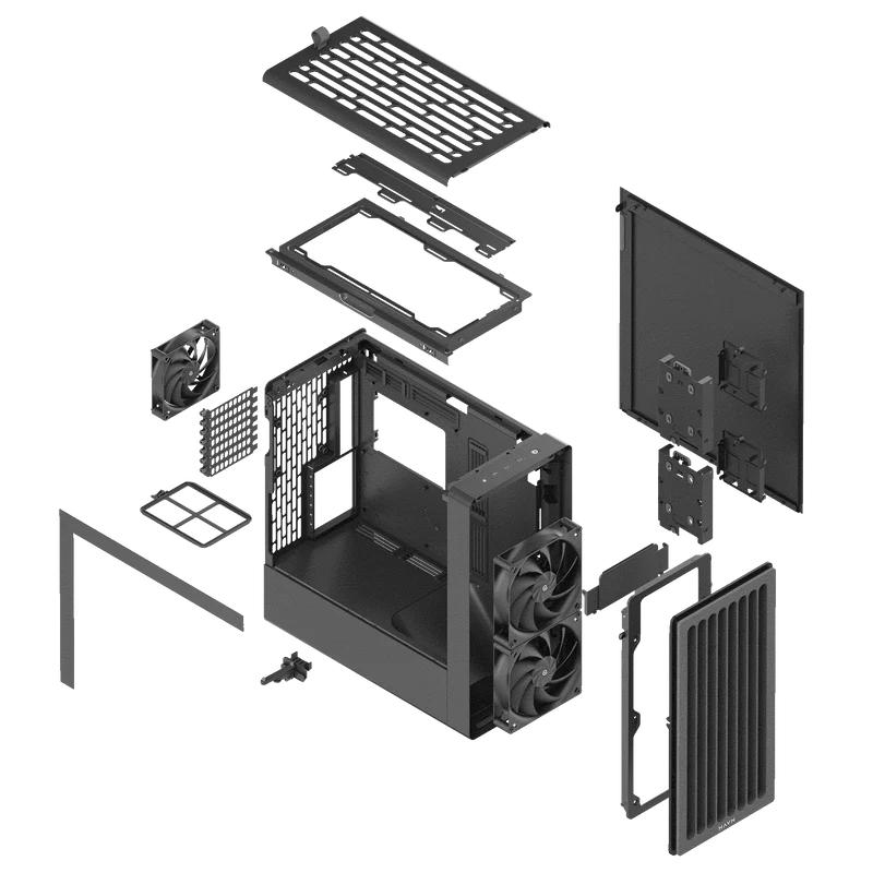 HAVN BF 360 Flow PC Case - Tempered Glass Casing - Image 9