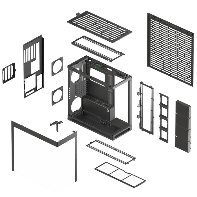 HAVN HS 420 Base Edition PC Case - Tempered Glass Casing - Image 9