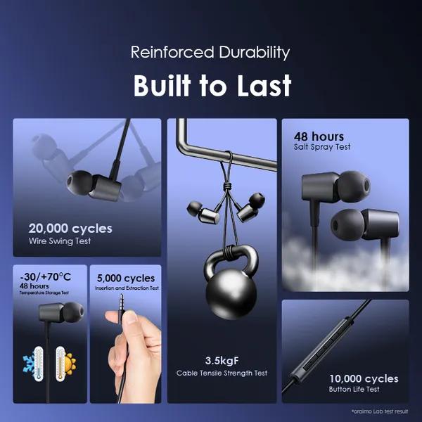 Oraimo Trumpet OEP-E40 Wired Earphone Jack 3.5mm with Mic - Image 7