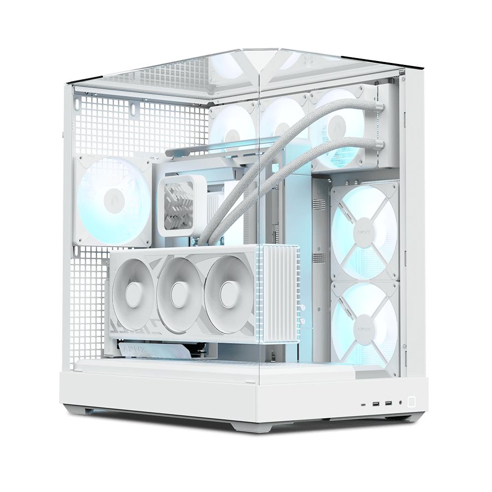 APNX V2 ARGB PC Case - Tempered Glass Casing - Image 2