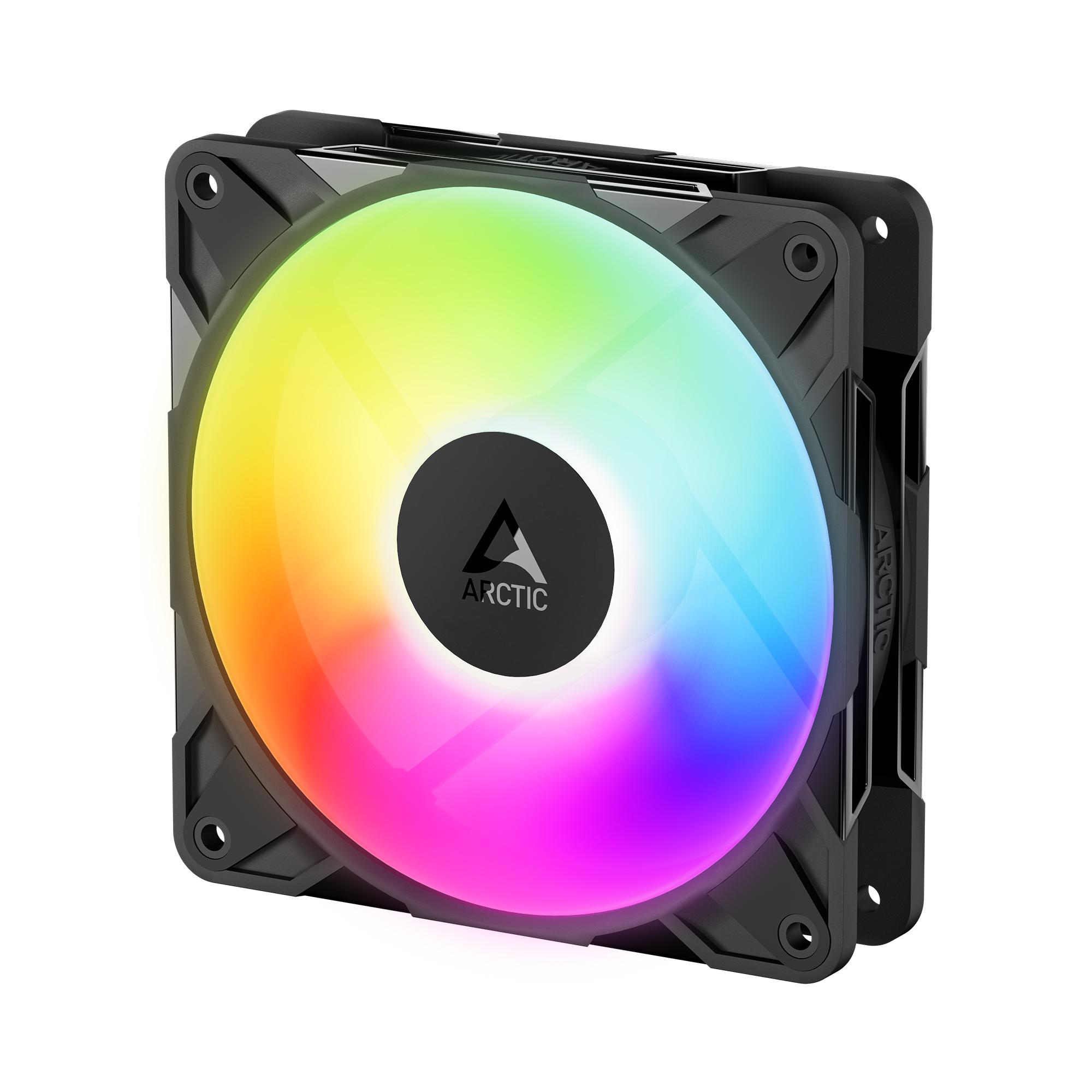 Arctic P12 Pro ARGB PWM Reverse Blade Cooler Fan Case 12cm - Fan Casing 120mm - Image 2