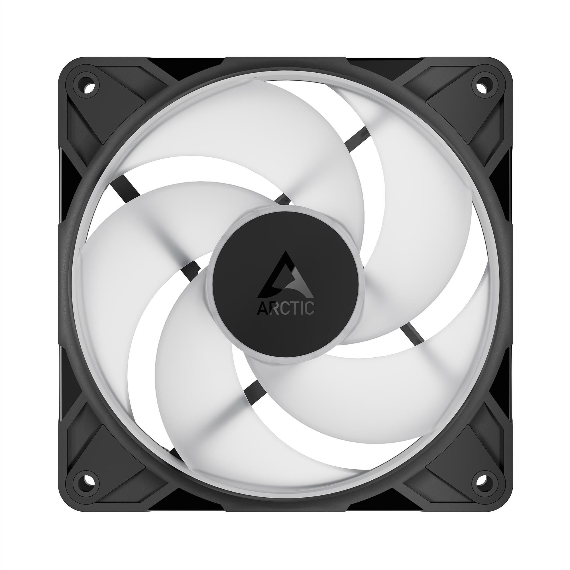 Arctic P12 Pro ARGB PWM Reverse Blade Cooler Fan Case 12cm - Fan Casing 120mm - Image 3