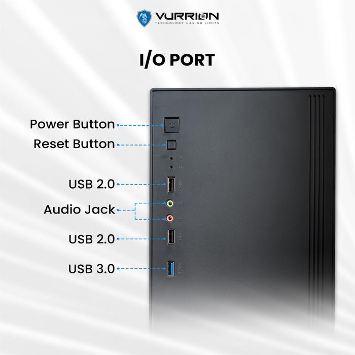 Vurrion Office PRO KR25 Case - PC Casing Include PSU 500W - Image 3