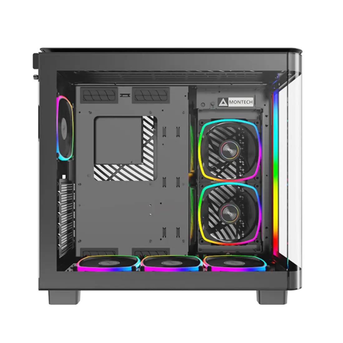 Montech King 95 Pro PC Case - Tempered Glass Casing - Image 4