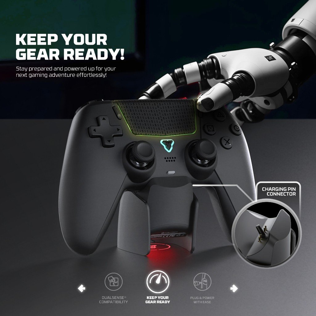 Fantech Charging Dock ACGP05 For Gamepad NOVA II WGP16 Accessories Support Dualsense PS5 - Image 3