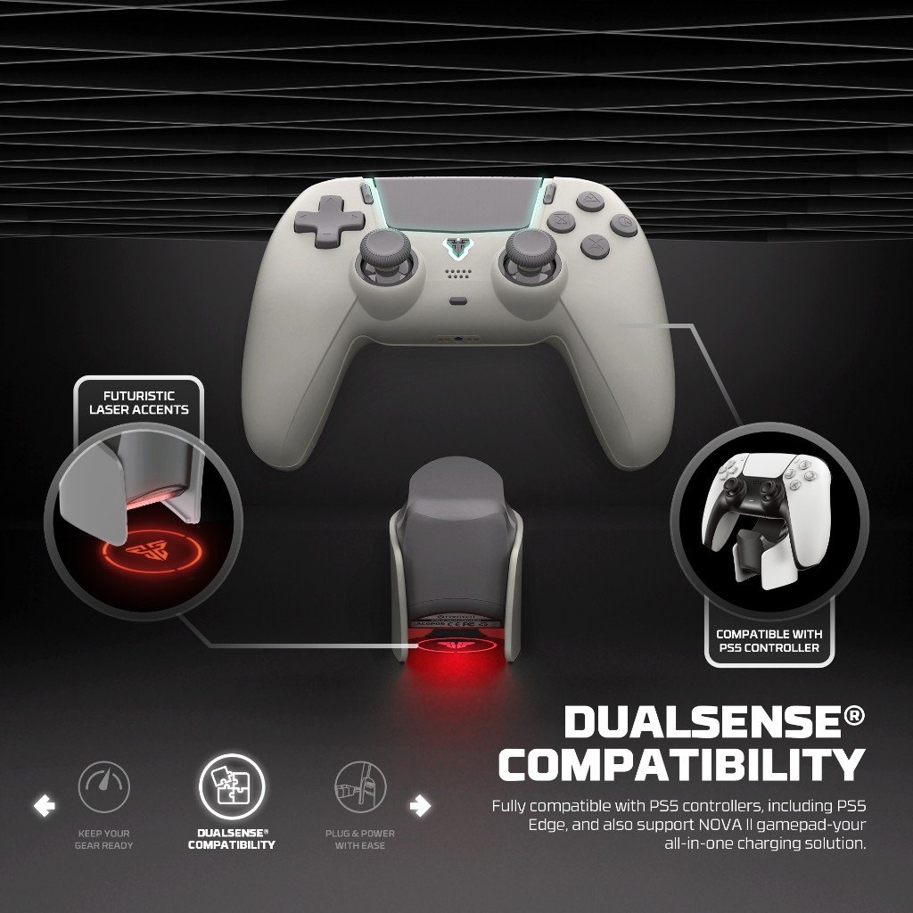 Fantech Charging Dock ACGP05 For Gamepad NOVA II WGP16 Accessories Support Dualsense PS5 - Image 4