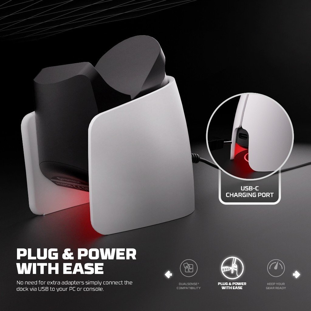 Fantech Charging Dock ACGP05 For Gamepad NOVA II WGP16 Accessories Support Dualsense PS5 - Image 5
