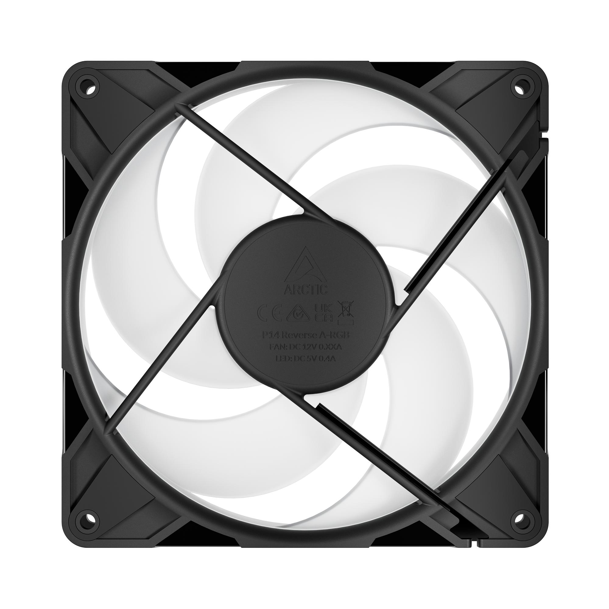 Arctic P14 Pro ARGB PWM Reverse Blade Cooler Fan Case 140mm - Fan Casing 14cm - Image 7