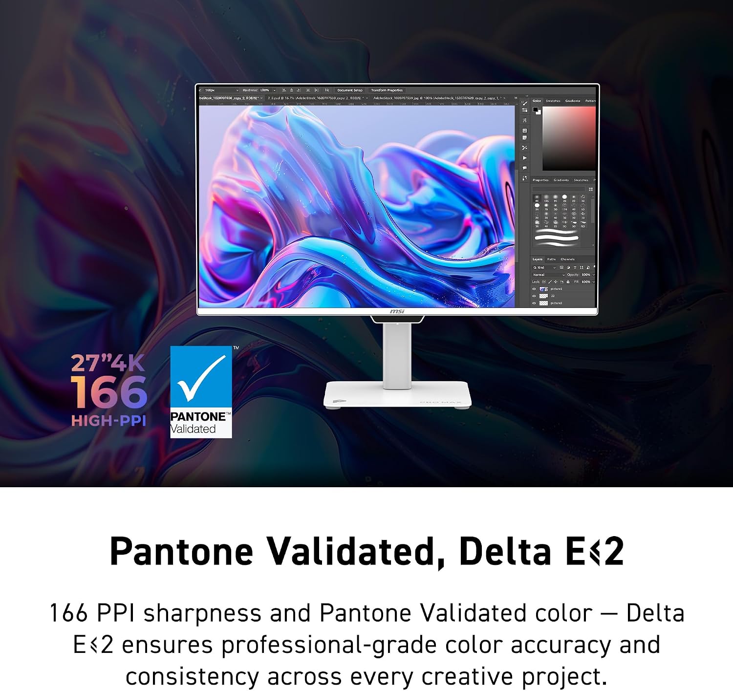 Monitor MSI LED PRO MAX 271UPXW12G QD-OLED - 4K UHD 27" Inch - Image 4