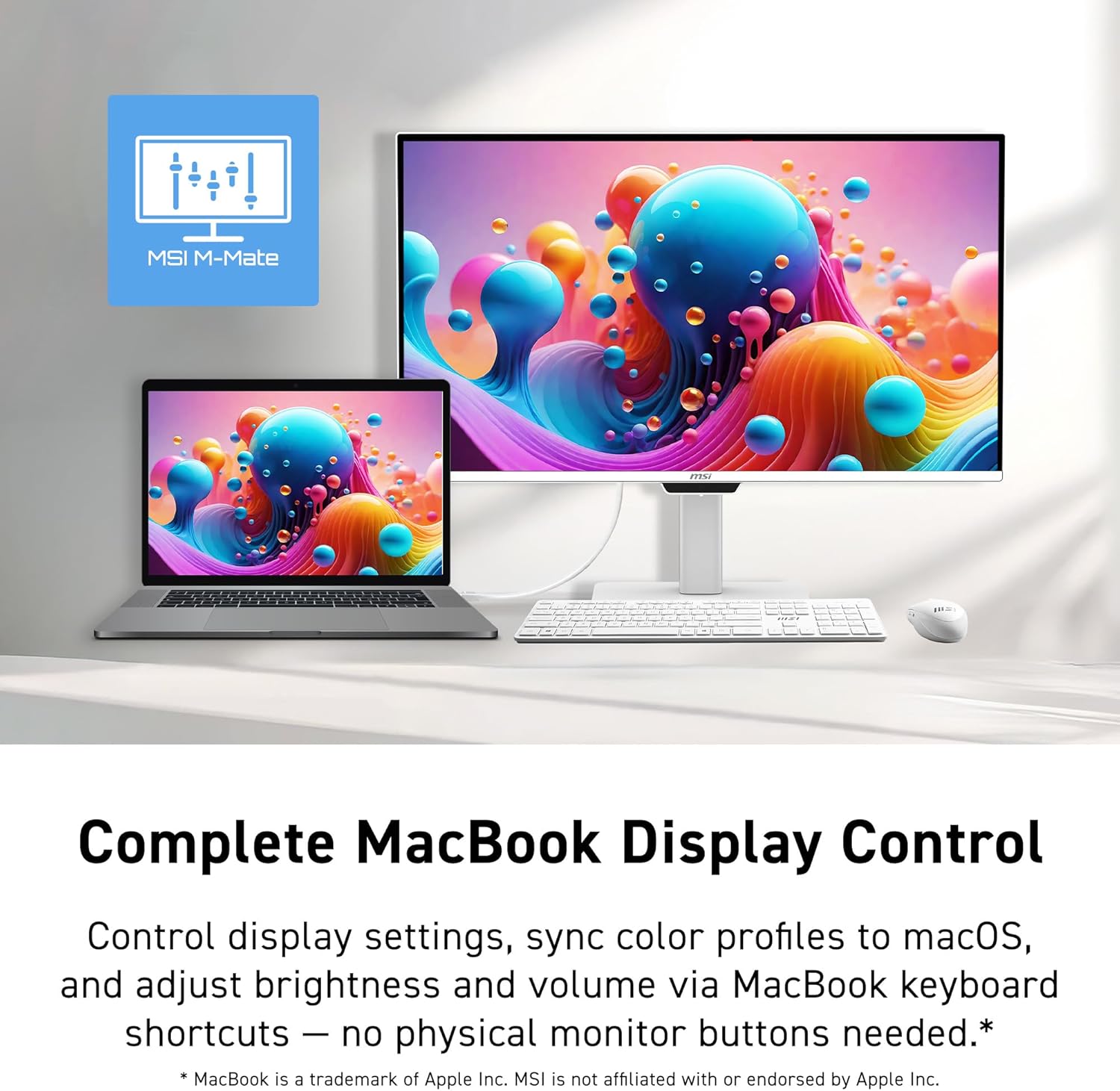 Monitor MSI LED PRO MAX 271UPXW12G QD-OLED - 4K UHD 27" Inch - Image 6