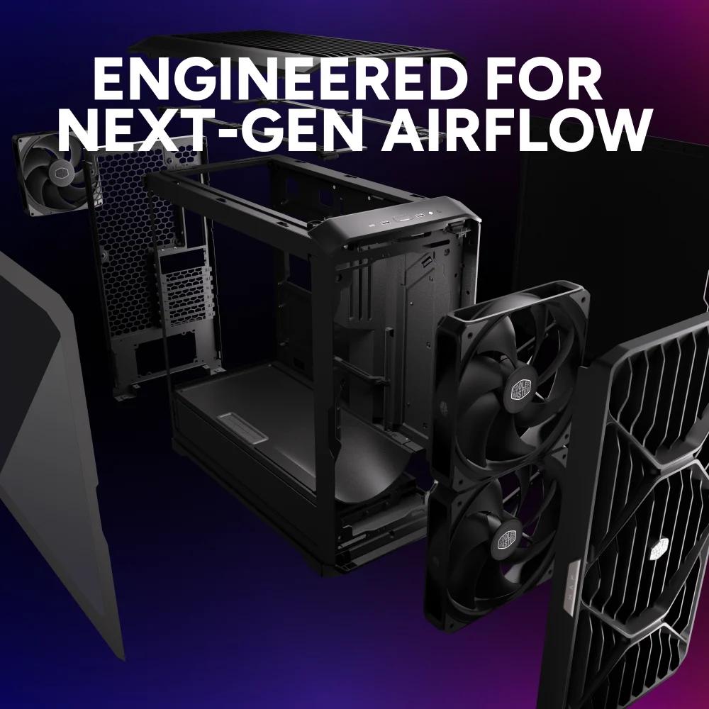 Cooler Master HAF II 500 PC Case - Tempered Glass Casing - Image 3