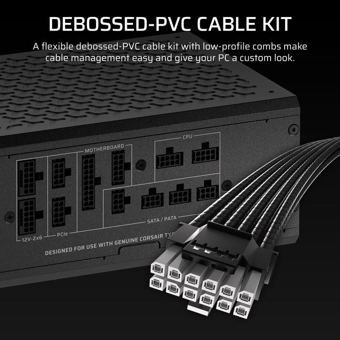 Corsair HX1500i Shift 1500W ATX 3.1 PCIE5 PSU - Power Supply 1500 Watt 80+ Platinum Full Modular - Image 5