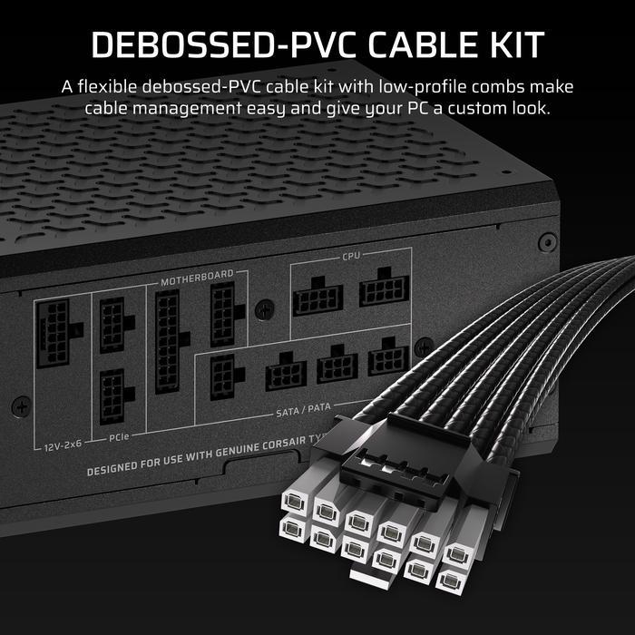 Corsair HX1200i Shift 1200W ATX 3.1 PCIE5 PSU - Power Supply 1200 Watt 80+ Platinum Full Modular - Image 7