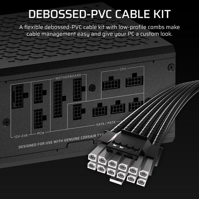 Corsair HX1000i Shift 1000W ATX 3.1 PCIE5 PSU - Power Supply 1000 Watt 80+ Platinum Full Modular - Image 8